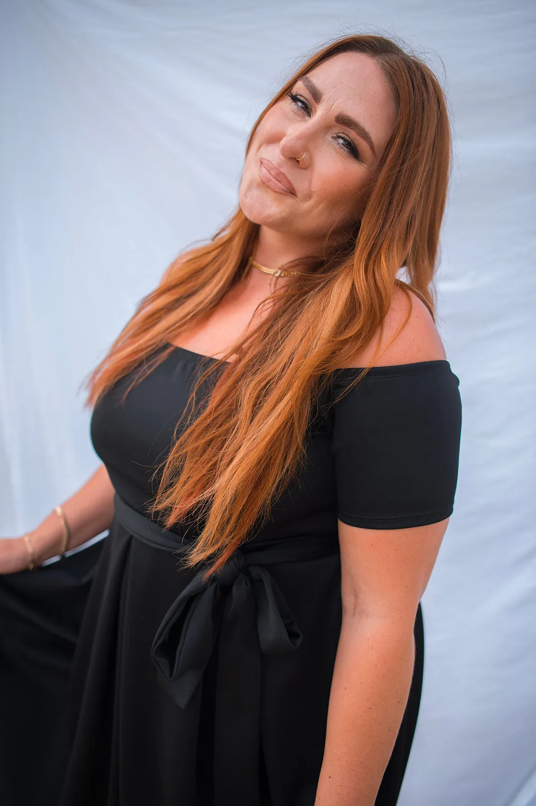 The Josie Dress - Black - PLUS