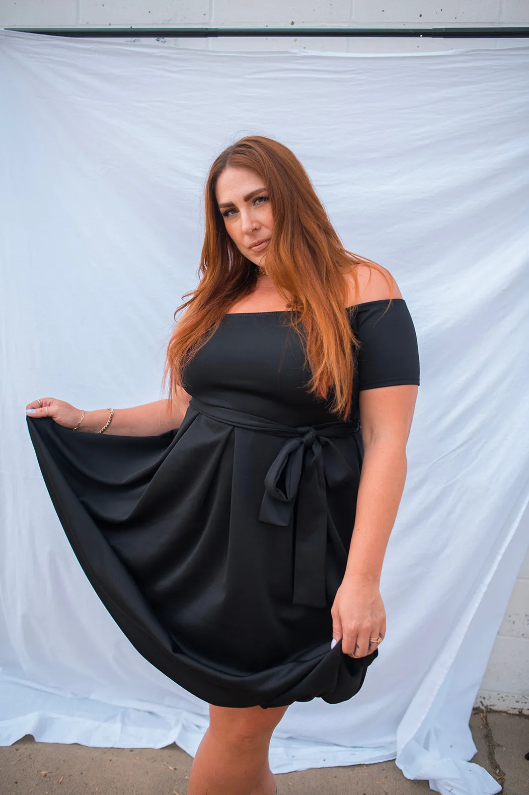 The Josie Dress - Black - PLUS