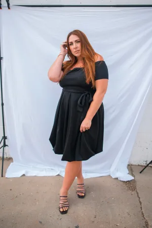 The Josie Dress - Black - PLUS