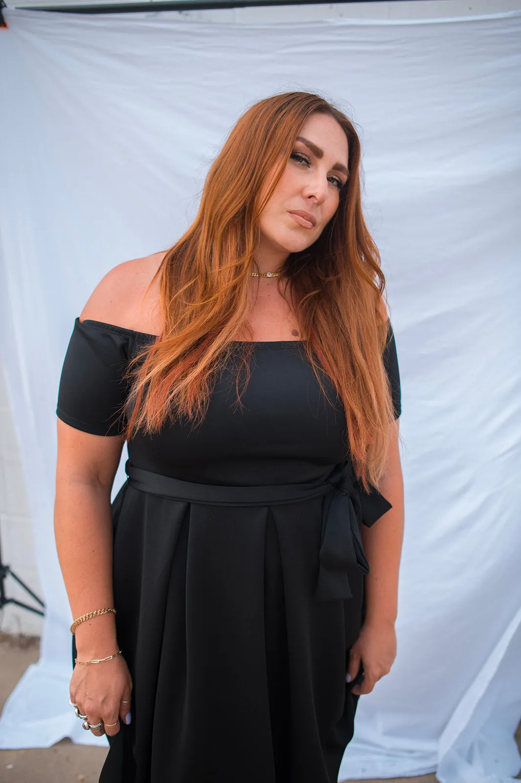 The Josie Dress - Black - PLUS