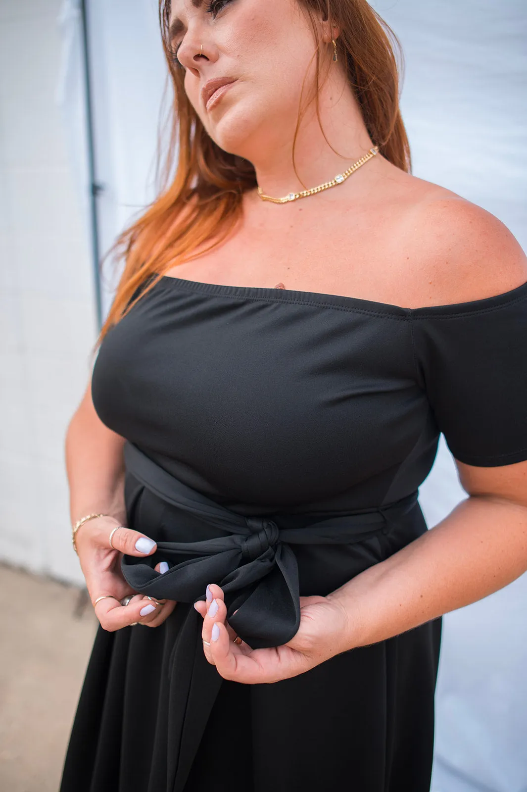 The Josie Dress - Black - PLUS