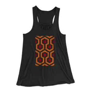 The Overlook Hotel Carpet Women's Flowey Tank Top