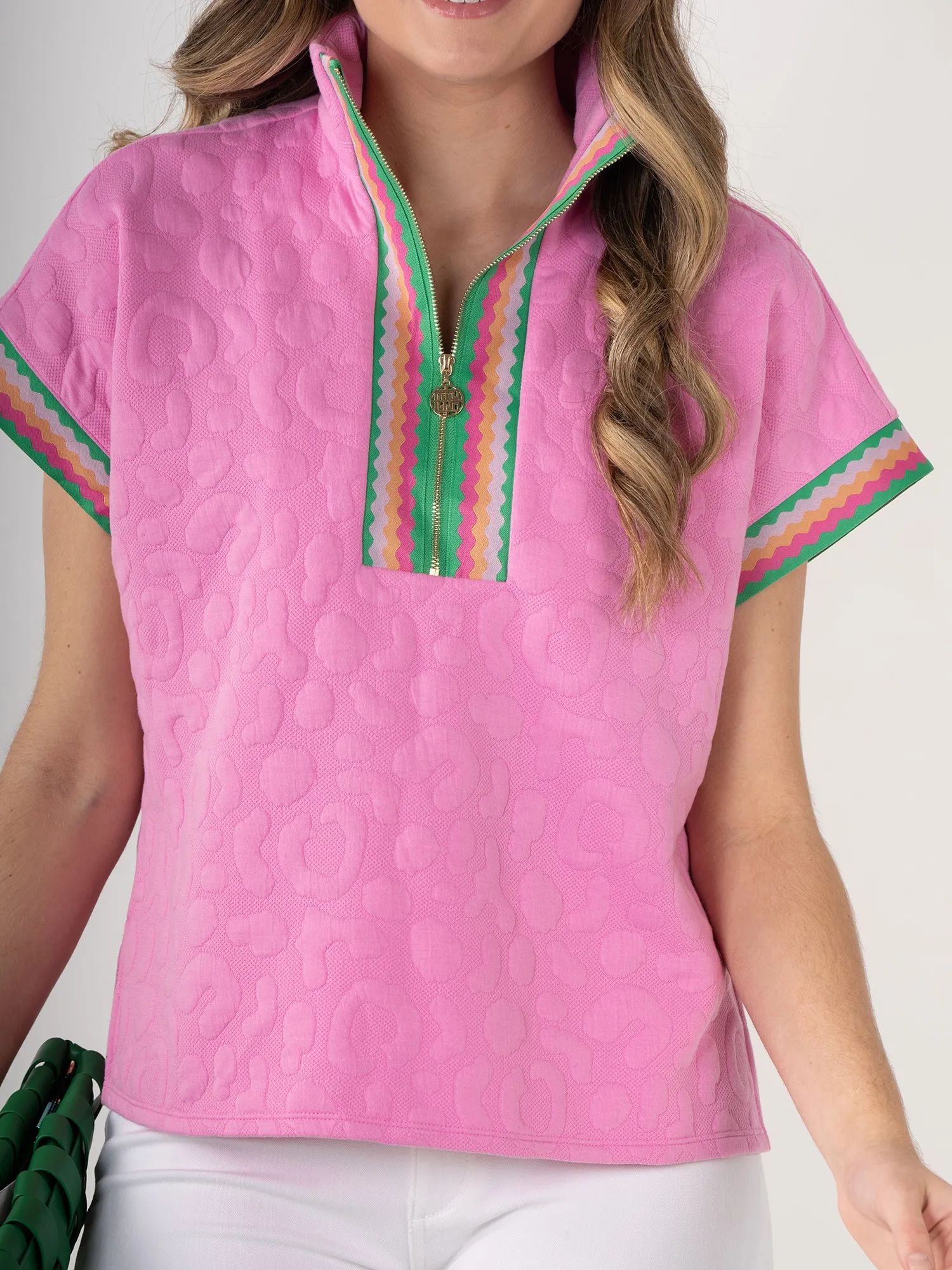 The Poppy Pull Over - Magenta Cheetah
