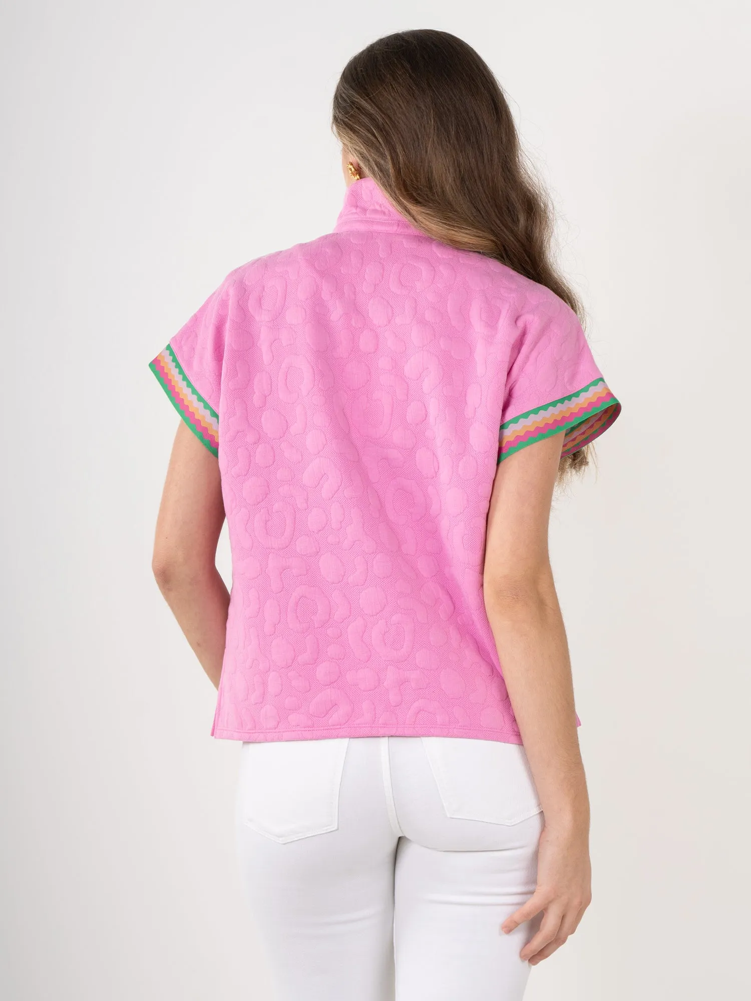 The Poppy Pull Over - Magenta Cheetah