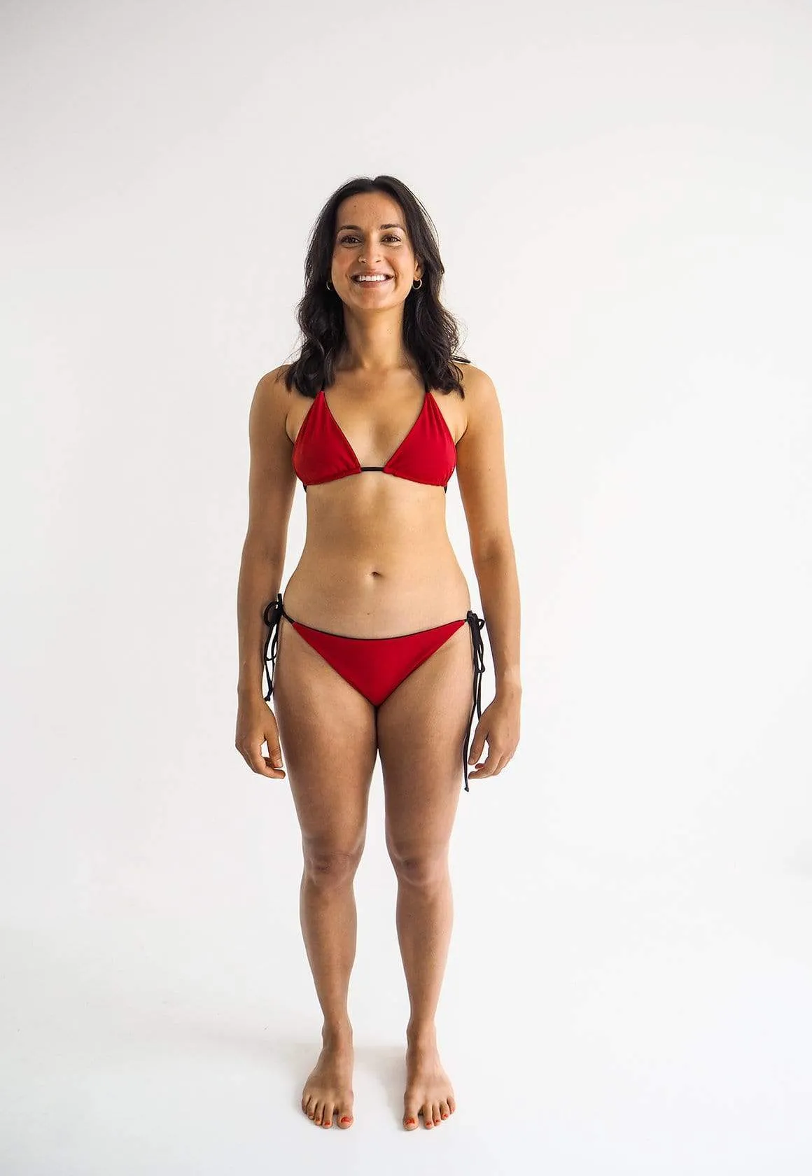 The Sarno ECONYL® Reversible Bikini Top | Multiple Colours