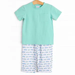 Truck Stop Pant Set, Green