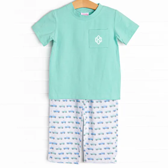 Truck Stop Pant Set, Green