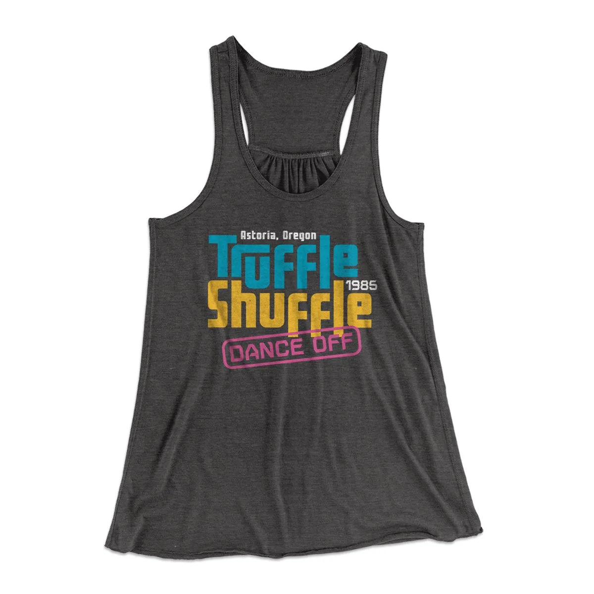 Truffle Shuffle Dance Off 1985 Women's Flowey Tank Top