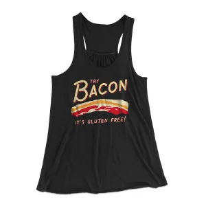 Try Bacon Women's Flowey Tank Top
