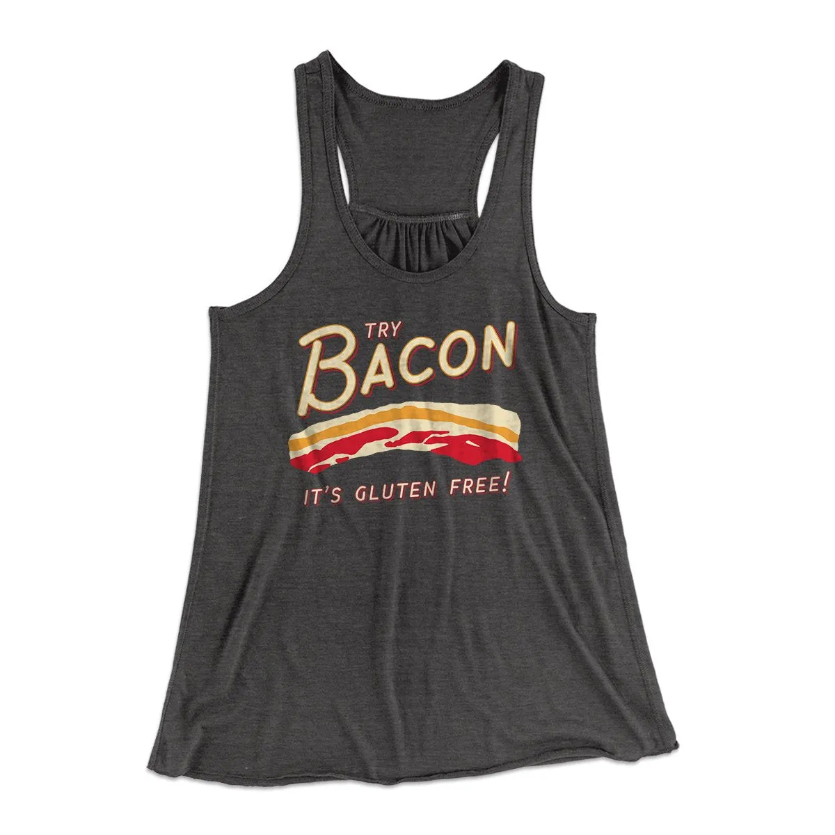 Try Bacon Women's Flowey Tank Top