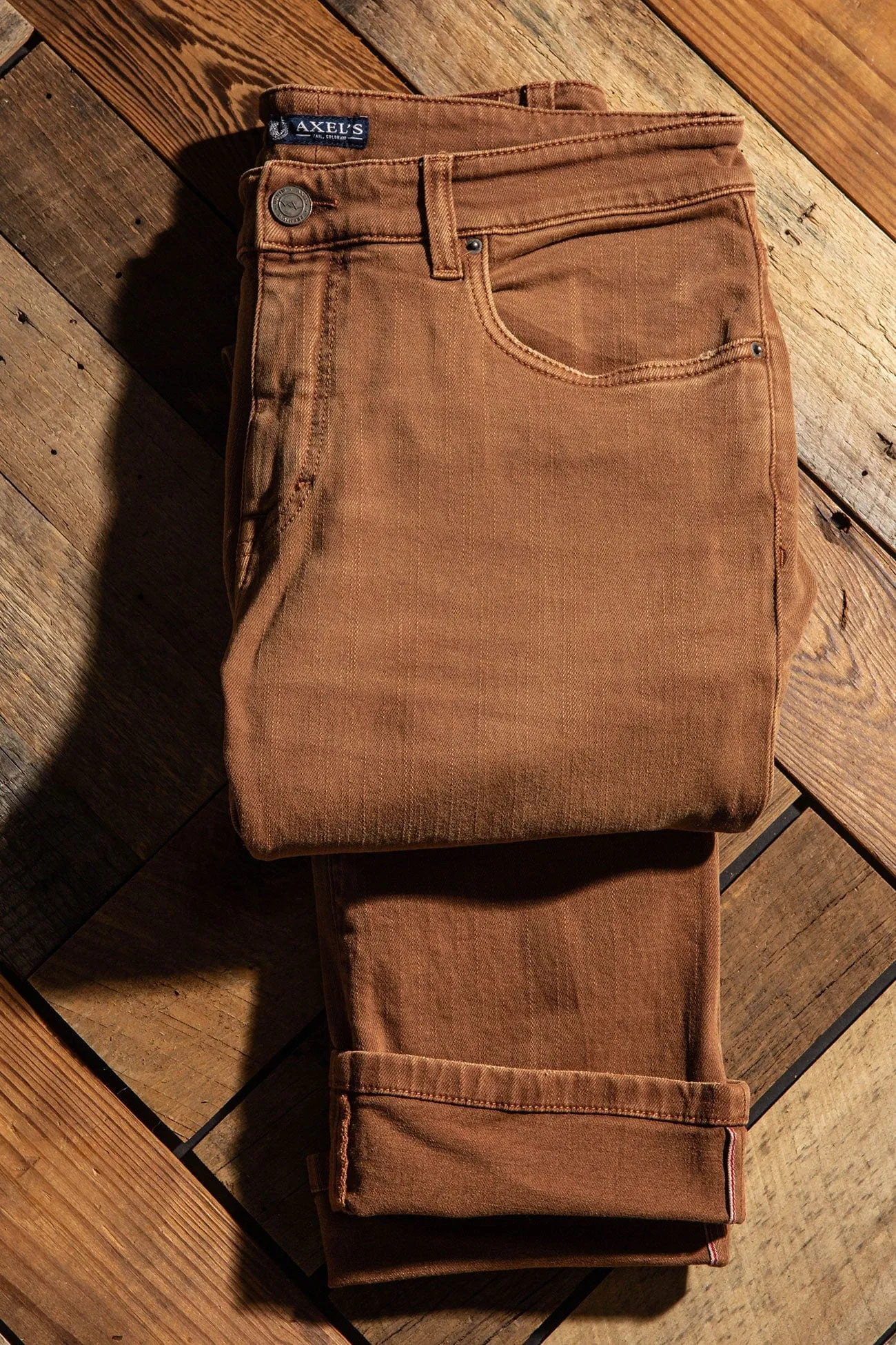 Tucson Selvedge Denim In Cognac