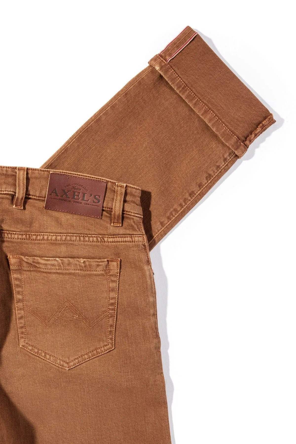 Tucson Selvedge Denim In Cognac