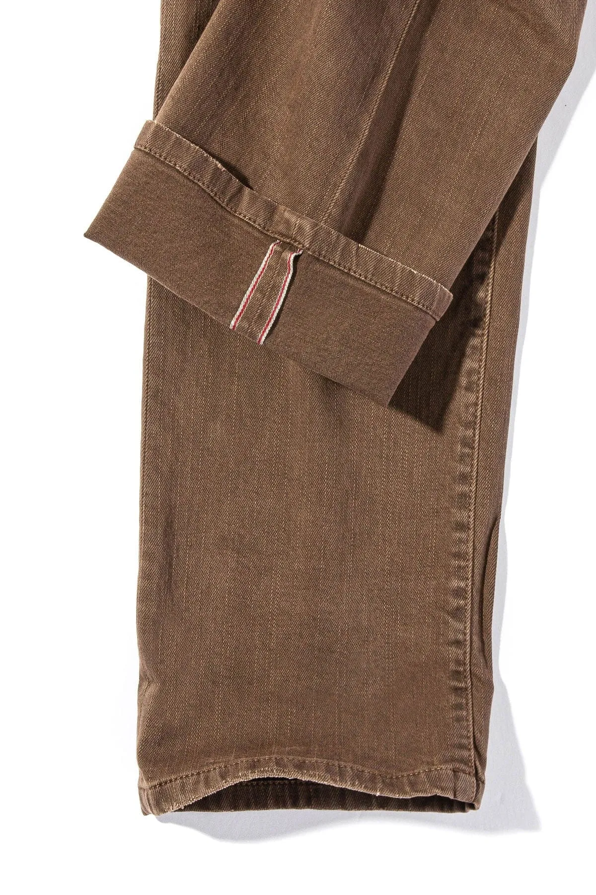 Tucson Selvedge Denim In Liquirizia