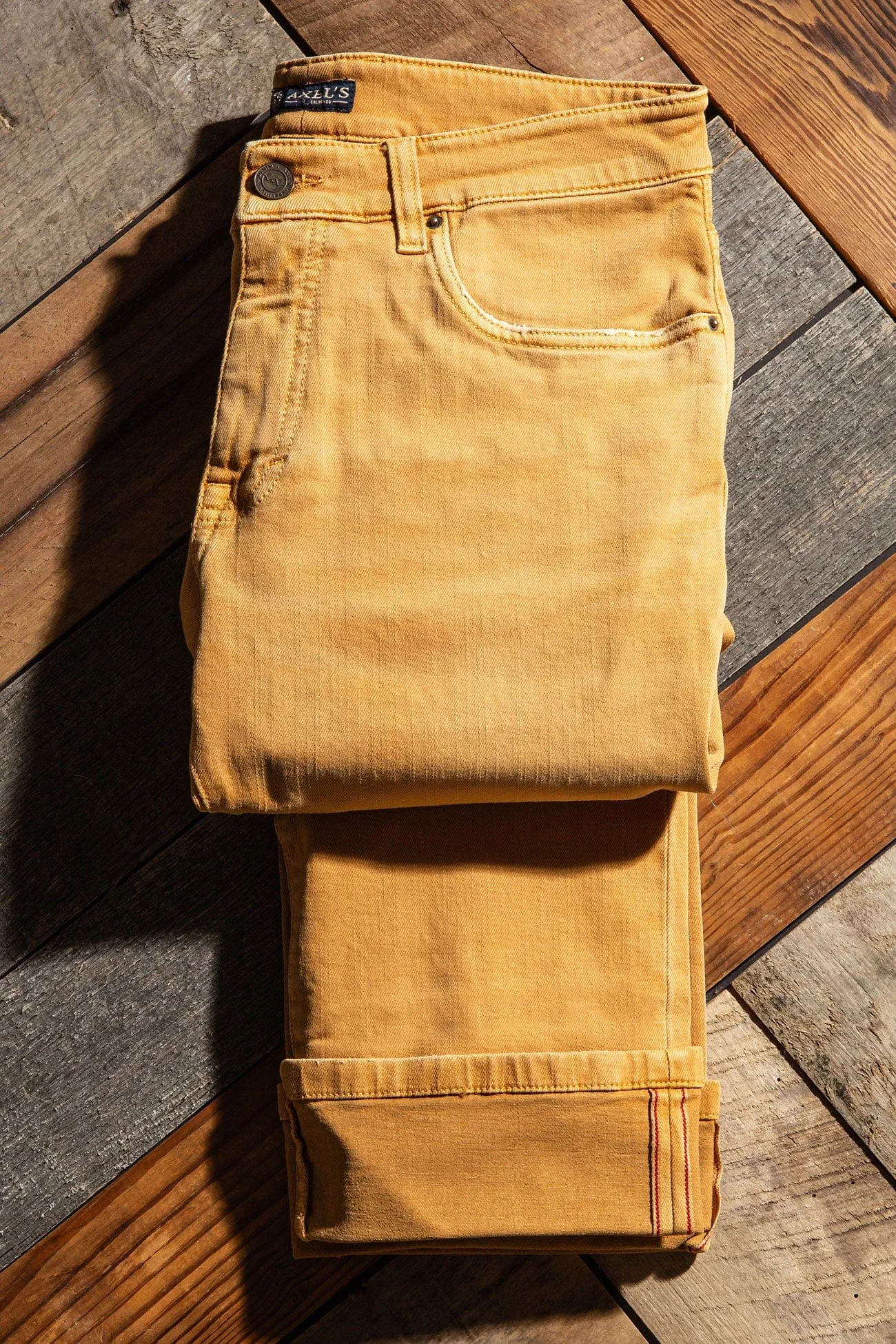 Tucson Selvedge Denim In Ocra