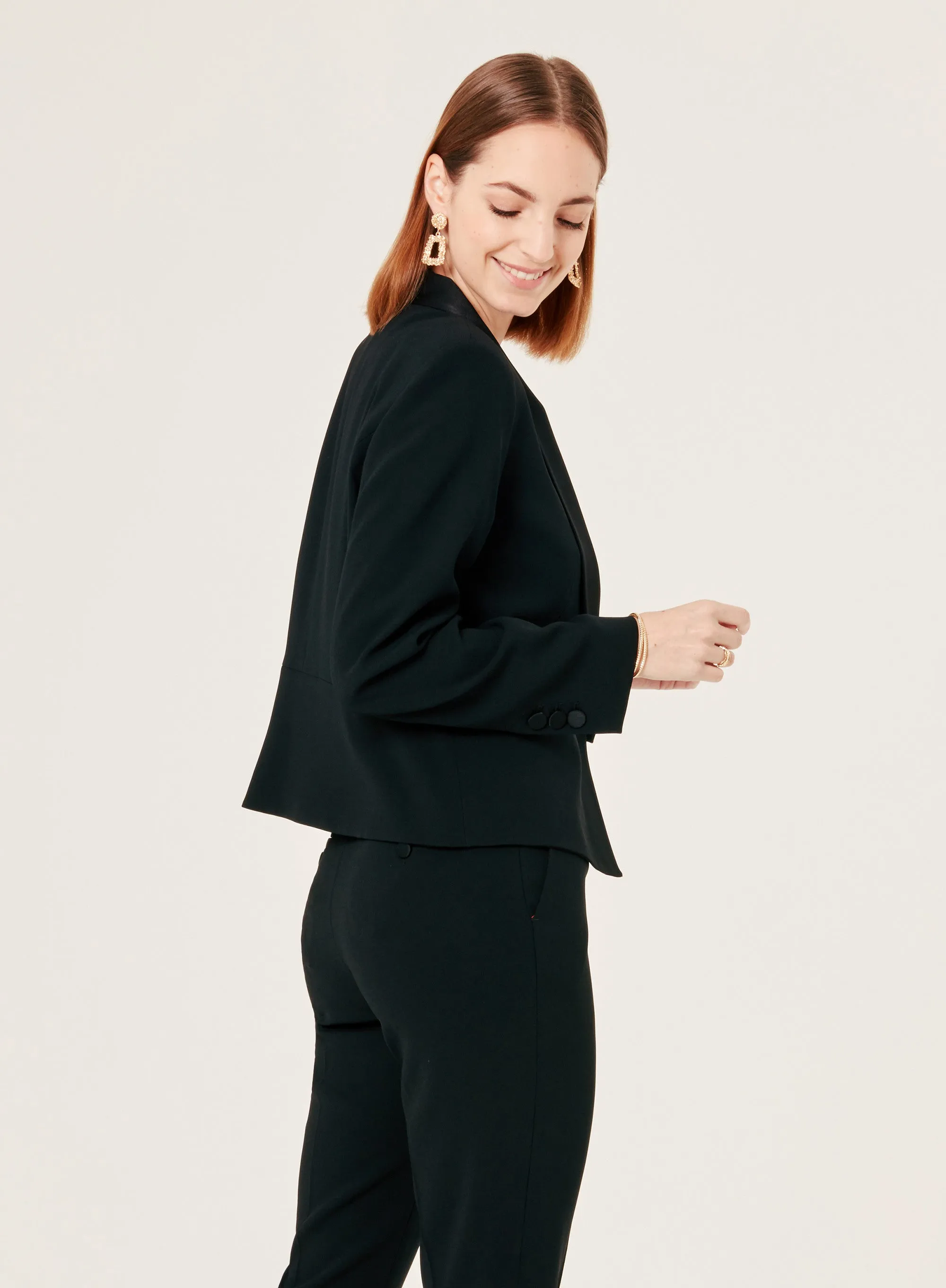 TUXEDA CREPE JACKET
