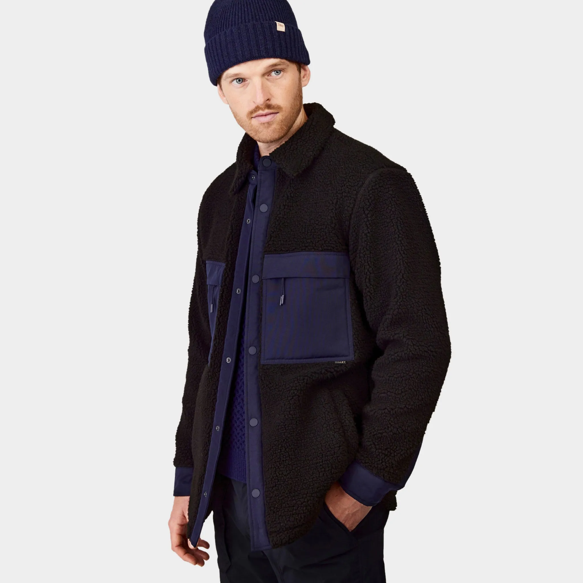 Two Tone Sherpa Jacket