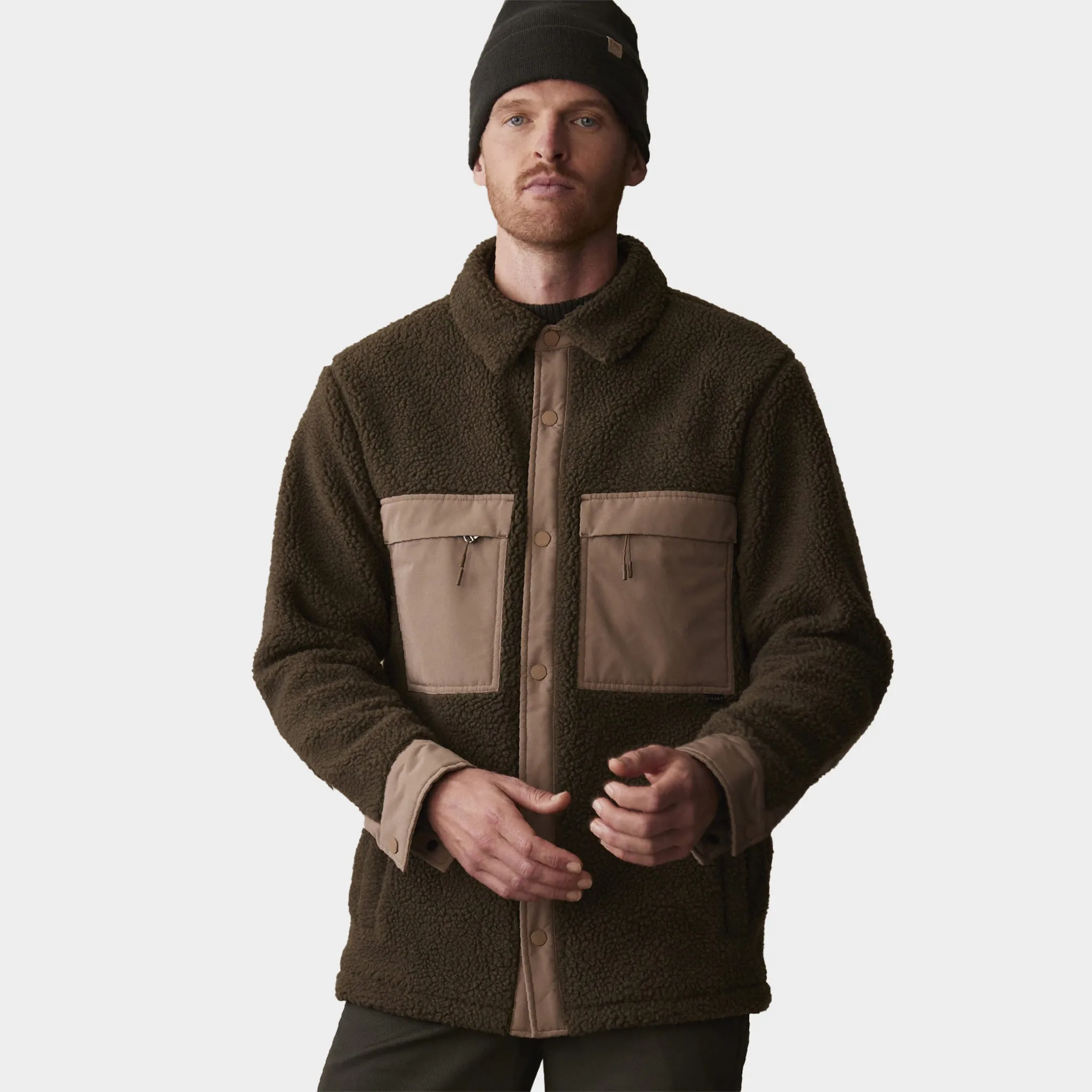 Two Tone Sherpa Jacket