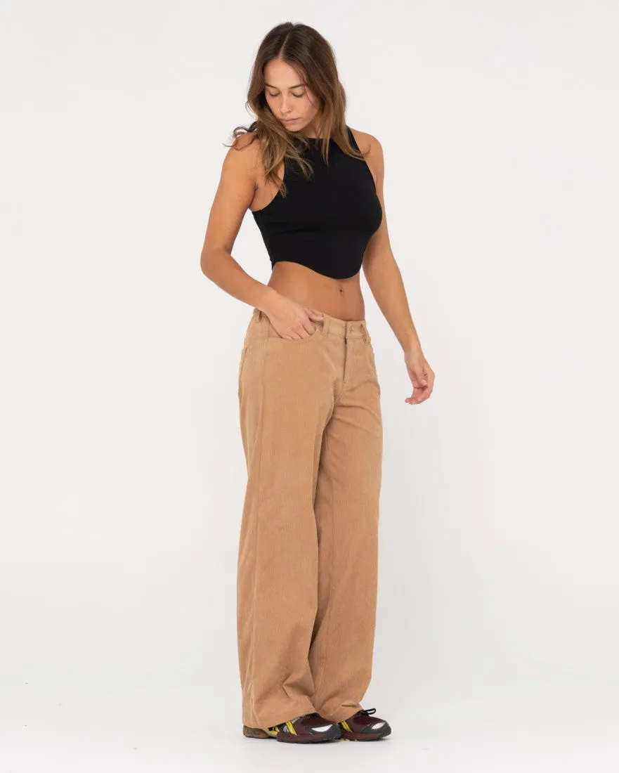 Vicky Curved Hem Crop Tank