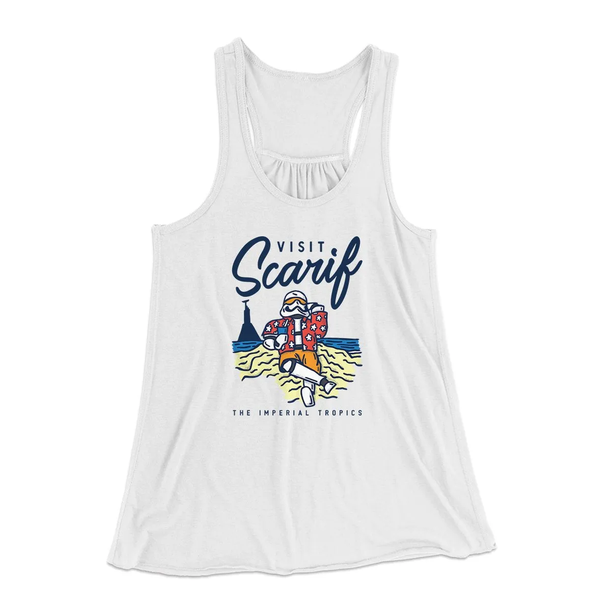 Visit Scarif Women's Flowey Tank Top