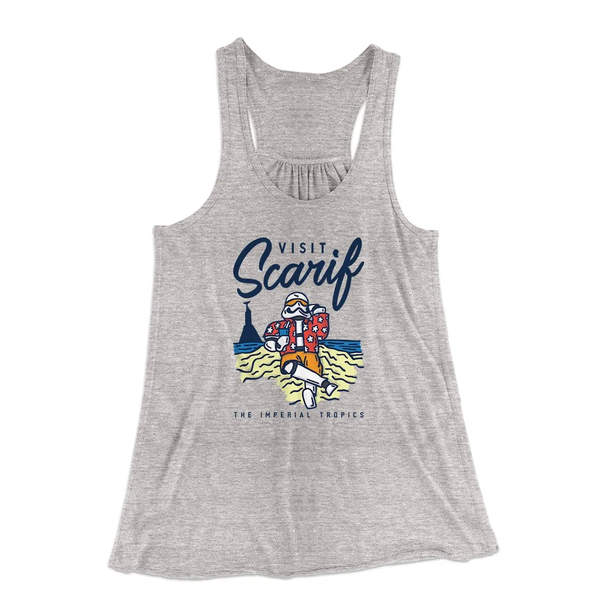 Visit Scarif Women's Flowey Tank Top
