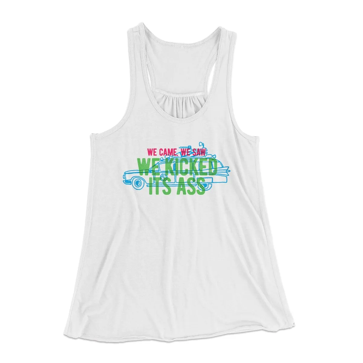 We Came, We Saw, We Kicked Its Ass Women's Flowey Tank Top