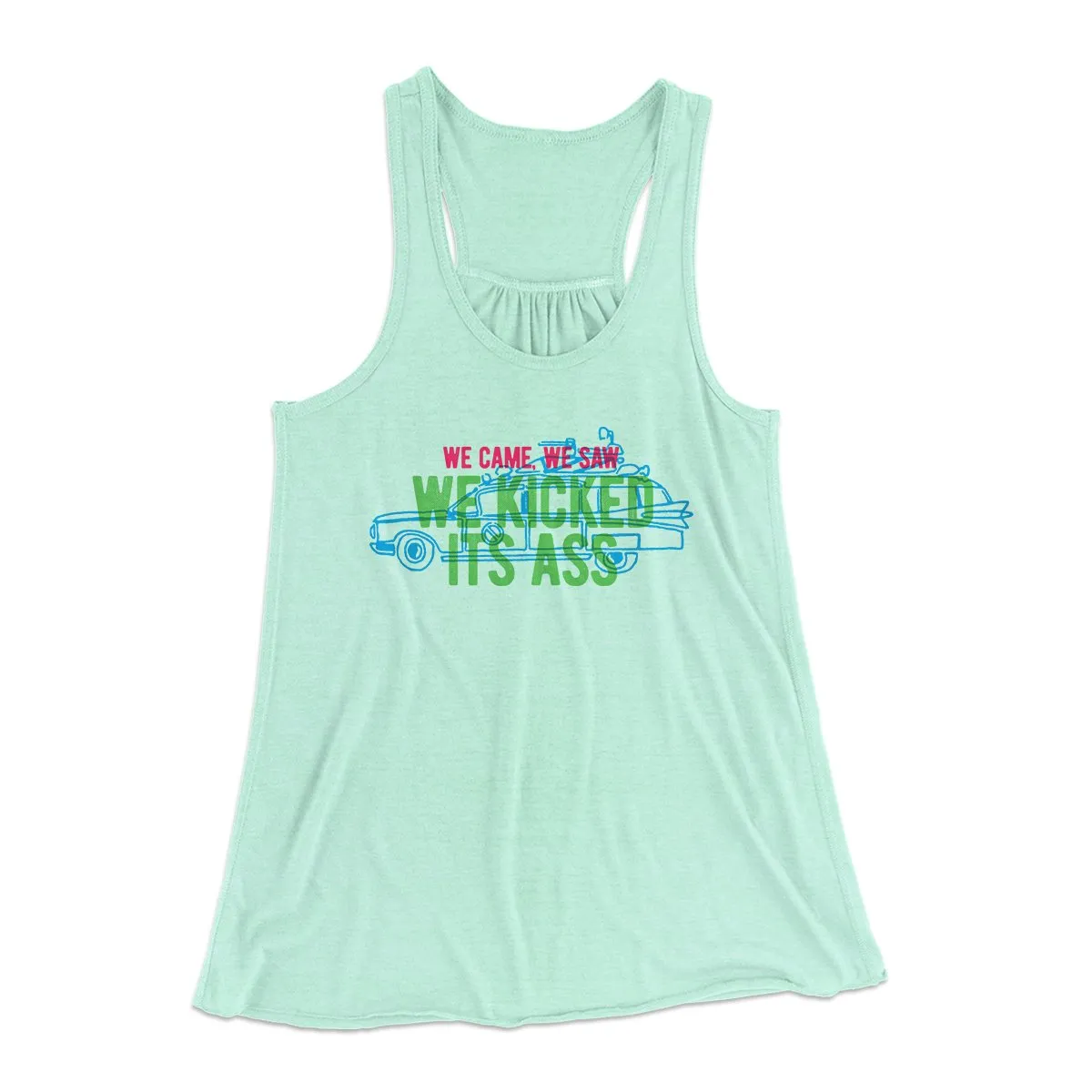 We Came, We Saw, We Kicked Its Ass Women's Flowey Tank Top