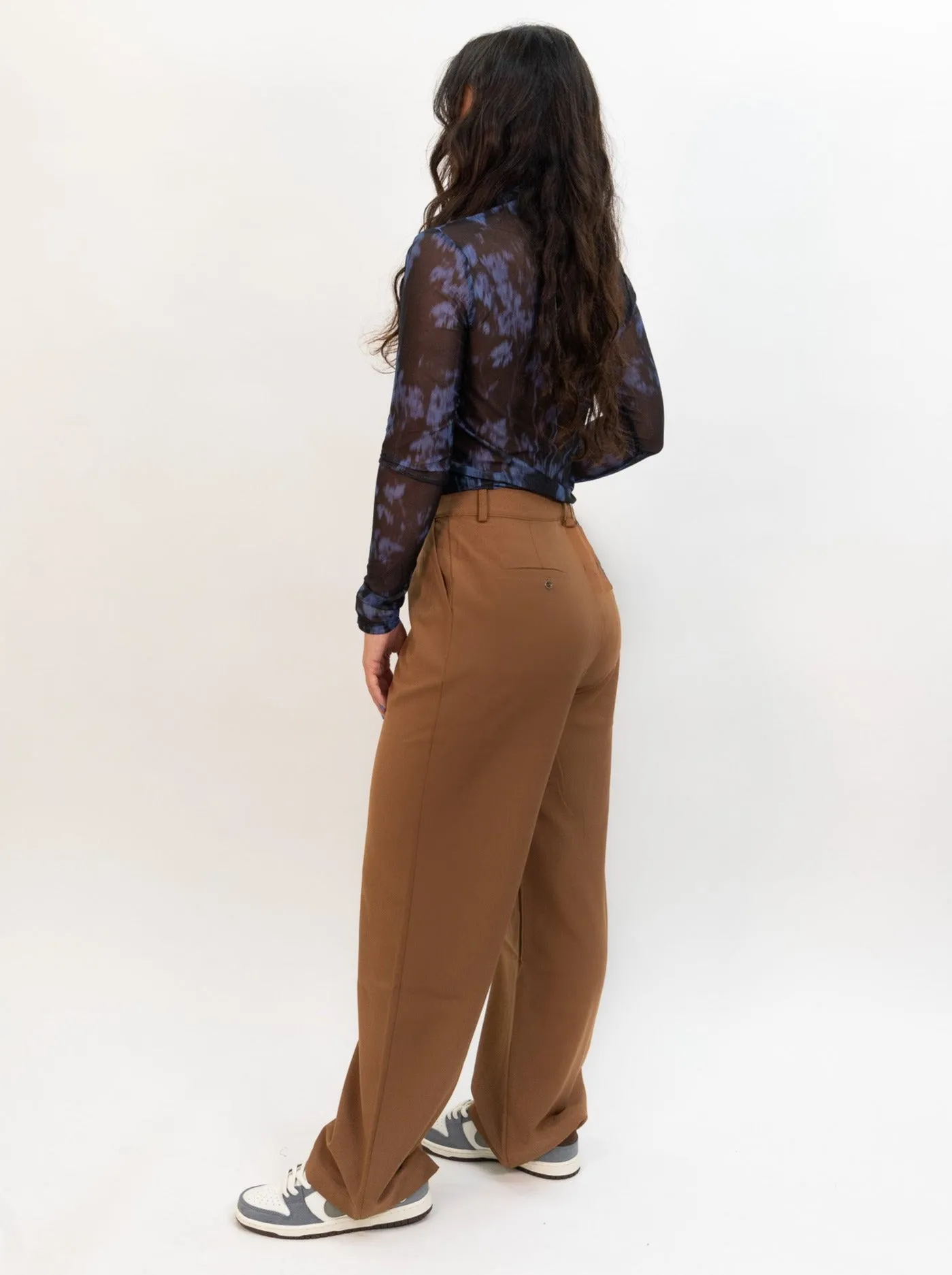 Wild Pony Crepe Suit Pants - Camel