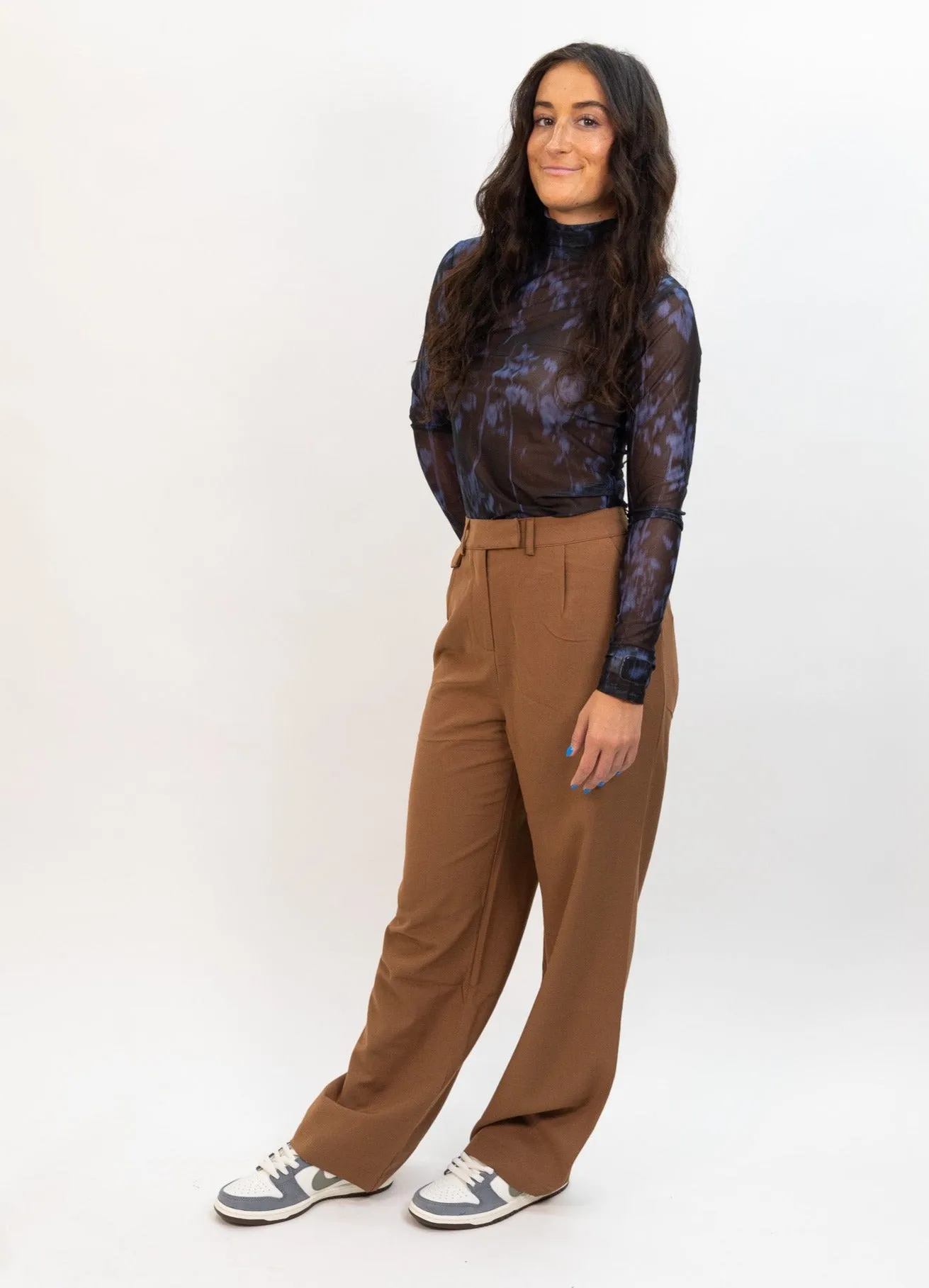 Wild Pony Crepe Suit Pants - Camel