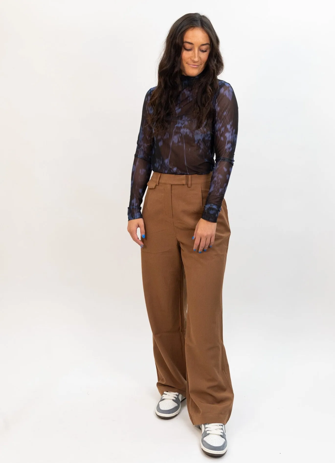 Wild Pony Crepe Suit Pants - Camel