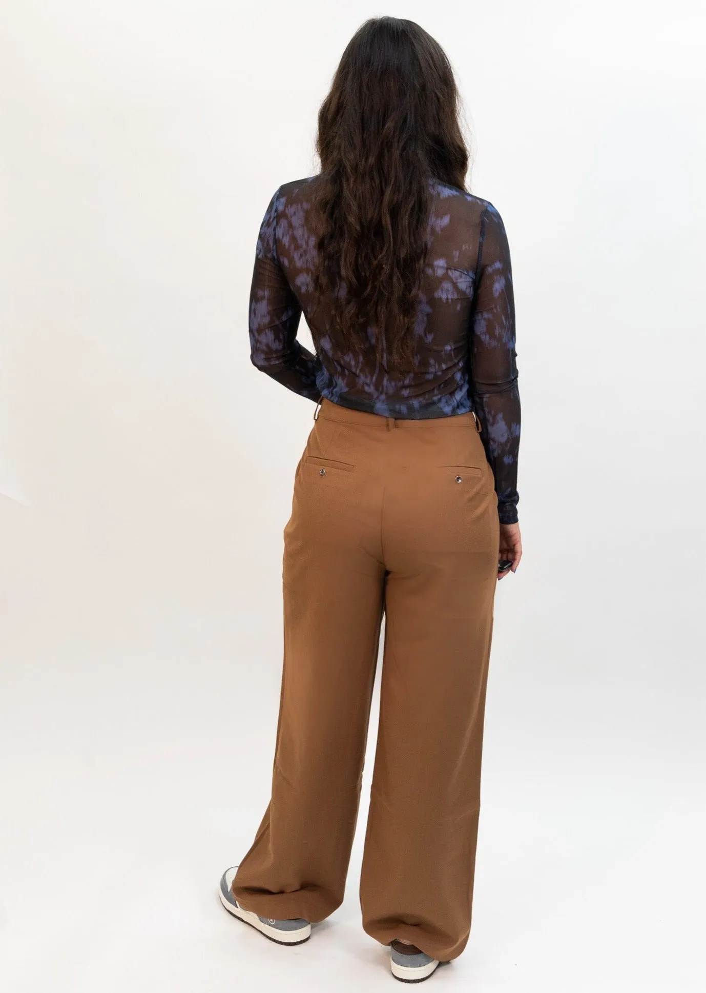 Wild Pony Crepe Suit Pants - Camel