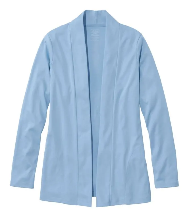 WOMEN'S PIMA OPEN CARDIGAN