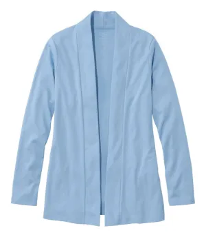 WOMEN'S PIMA OPEN CARDIGAN