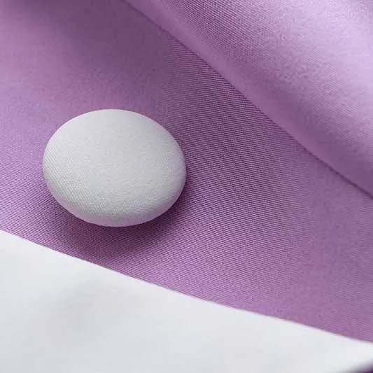 Women's Spring Summer Shawl White Collar Fitted Blazer Lavender Coat