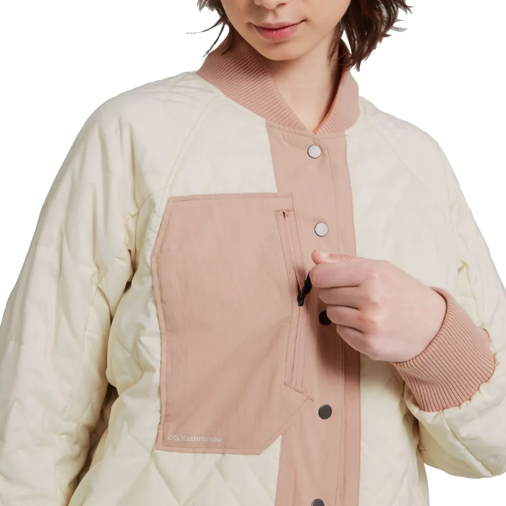 Women's TWO-Ways Reversible Bomber Jacket