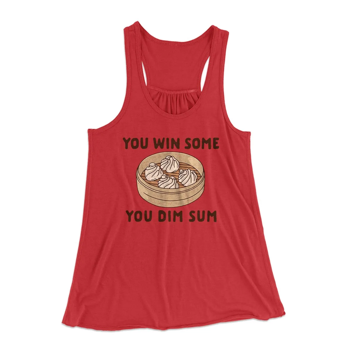 You Win Some, You Dim Sum Women's Flowey Tank Top