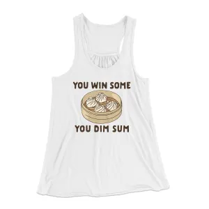 You Win Some, You Dim Sum Women's Flowey Tank Top